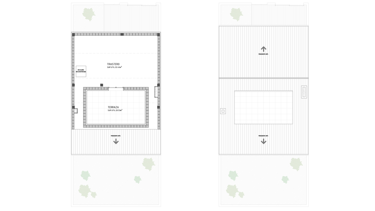Plano de Arquitectura en la Casa Avenida de Alfaro
