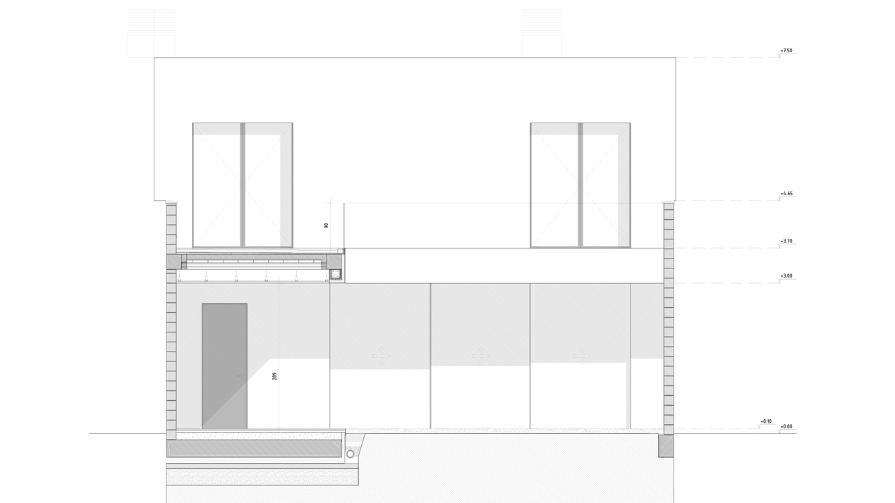 Casa Cubo en Alfaro Plano de Arquitectura