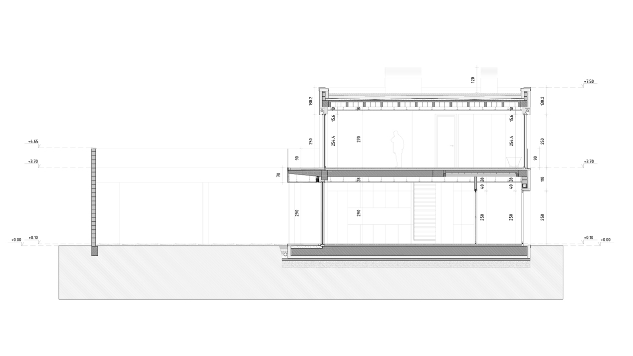 Casa Cubo en Alfaro Plano de Arquitectura