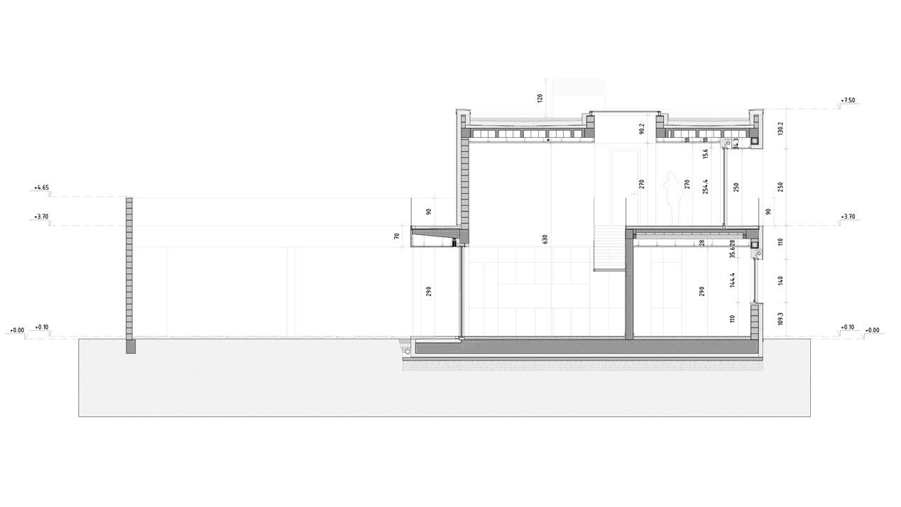 Casa Cubo en Alfaro Plano de Arquitectura