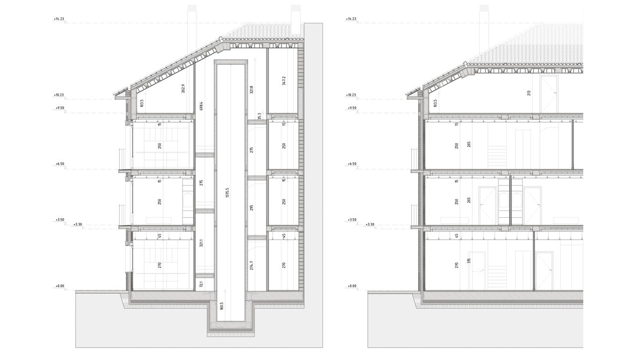 Plano de Arquitectura de la Casa Encuentro en Aldeanueva de Ebro