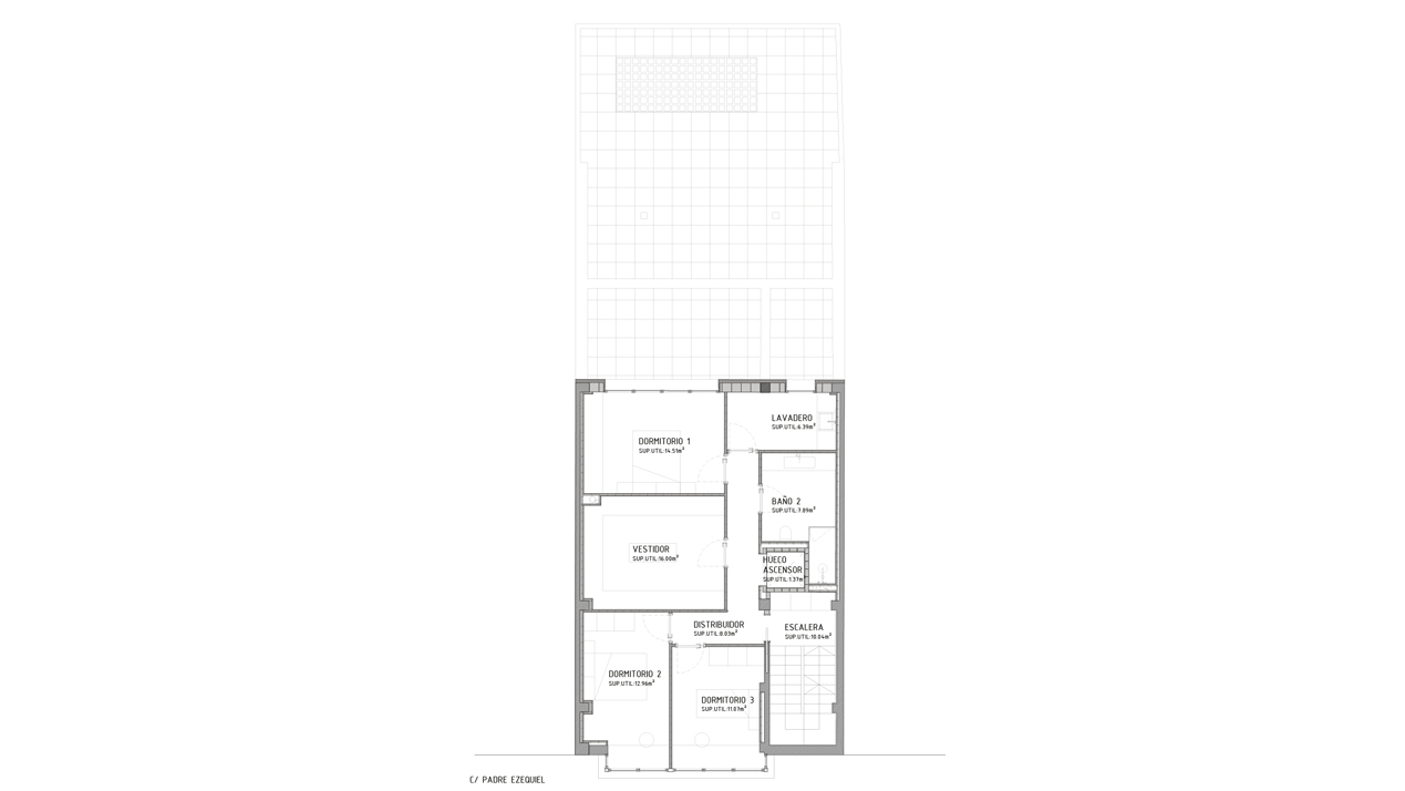 Plano de Arquitectura de la Casa Ezequiel en Alfaro