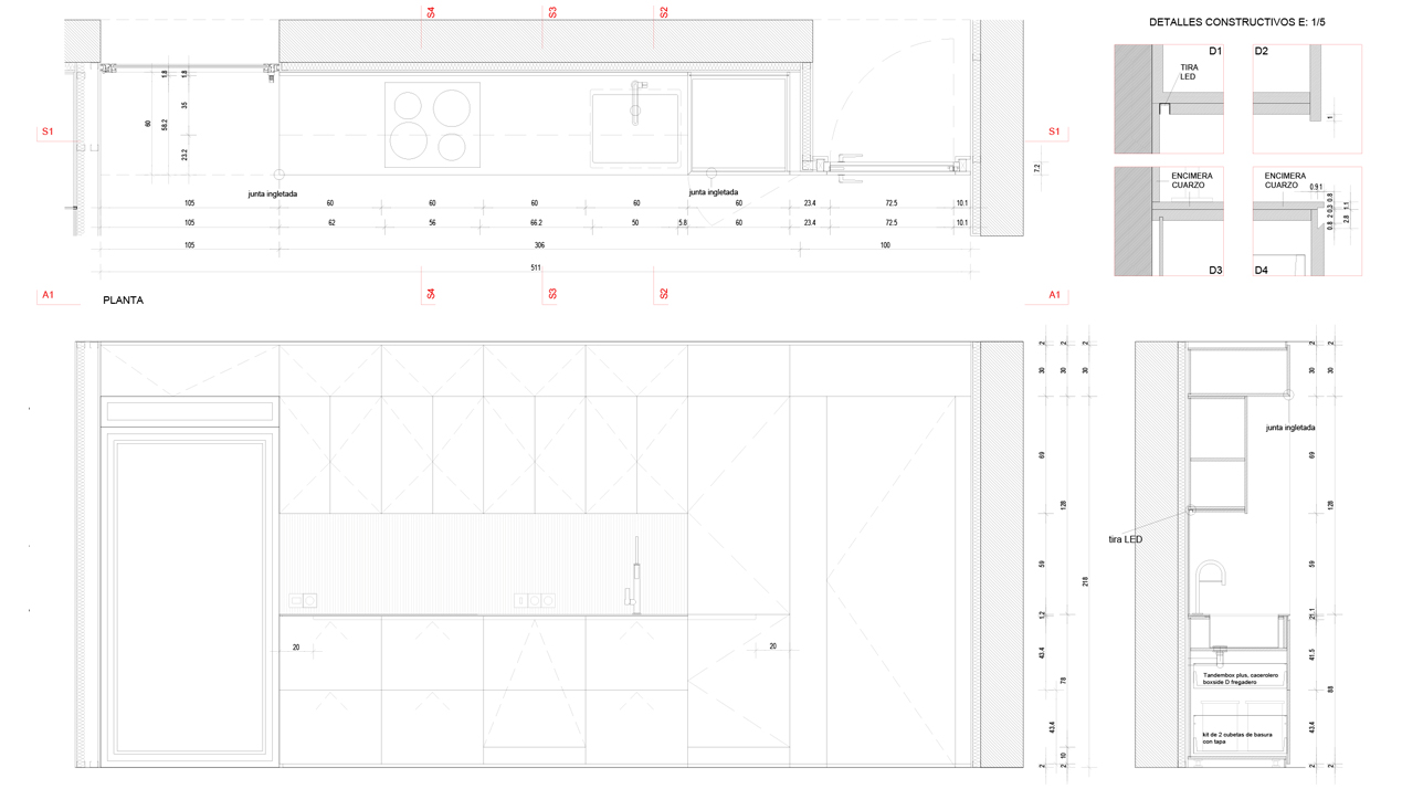 Plano de Arquitectura en casa Libertad de Alfaro