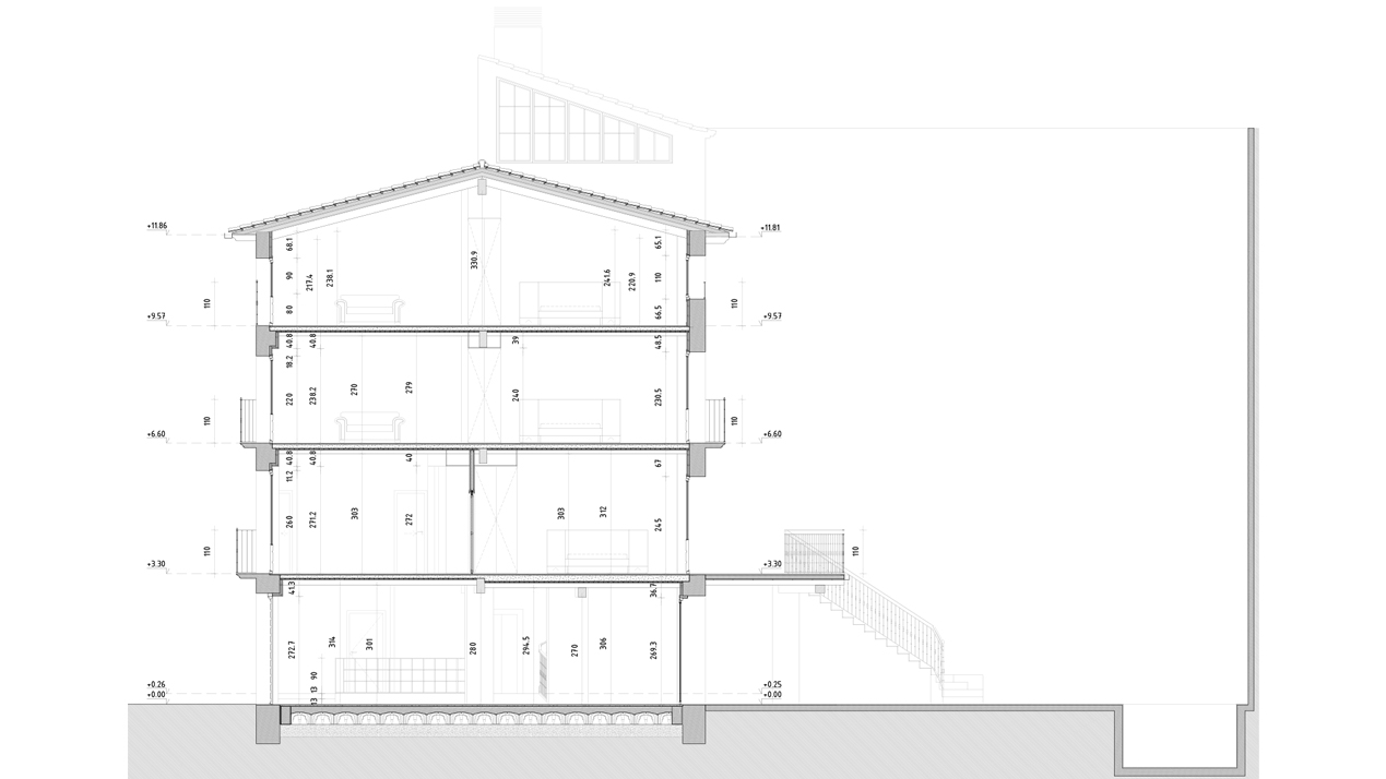 Plano de Arquitectura del Edificio Mercadal de Tudela